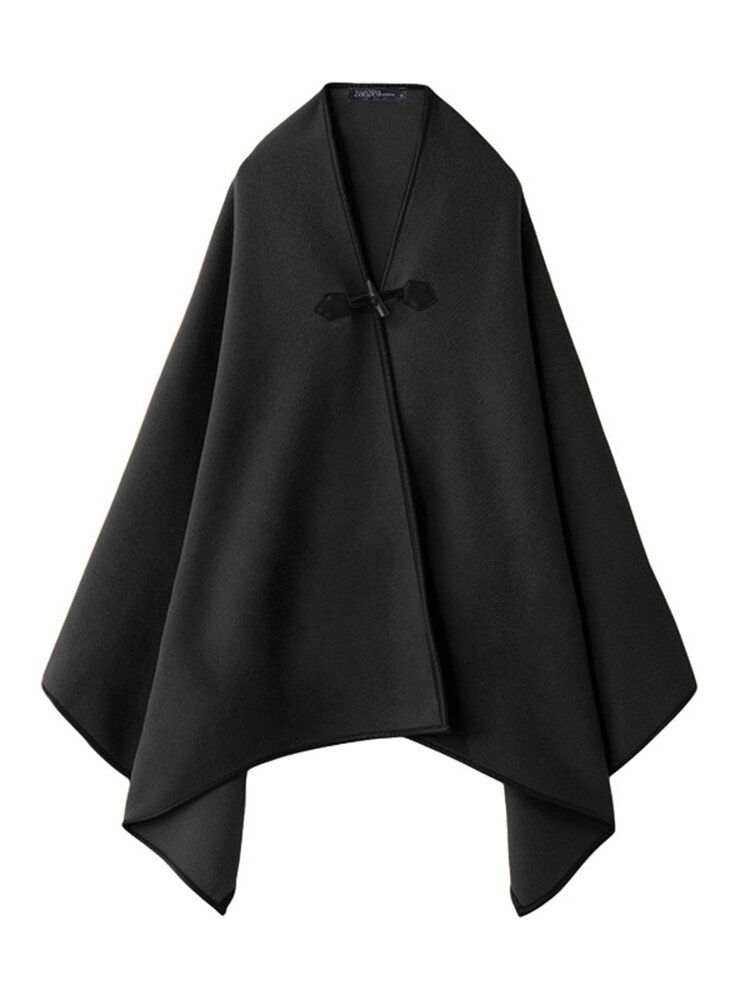 Beiläufige Frauen-reine Farben-lose One-button-mantel-mäntel