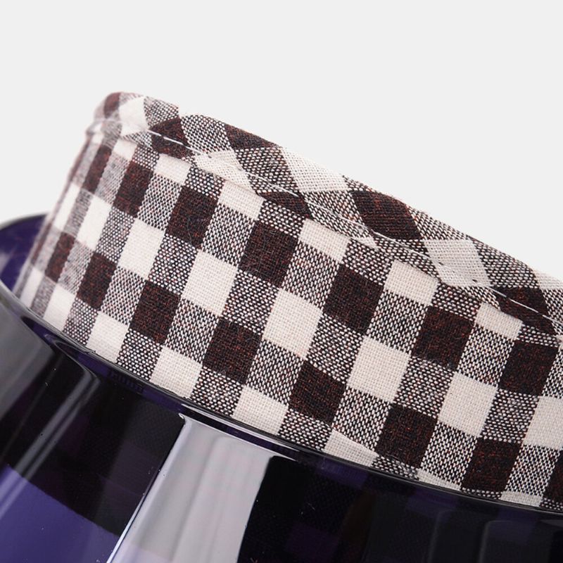 Lattice Anti-uv Big Brim Cover Gesichtshut Sonnenhut Leerer Zylinder
