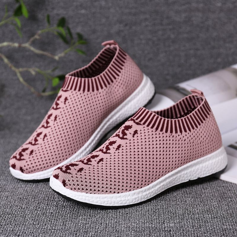 Lässige Atmungsaktive Plateau-sneaker Für Damen Im Freien
